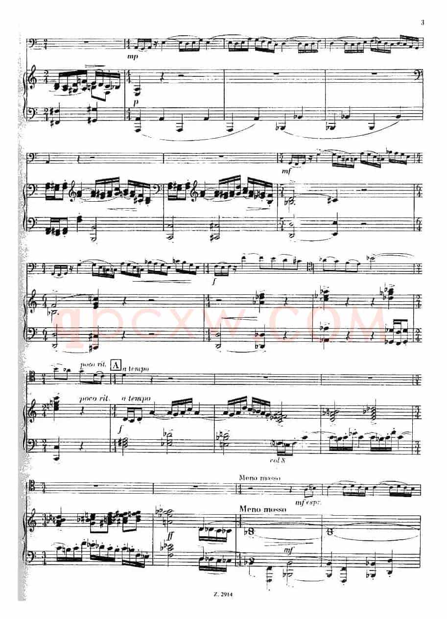 CONCERTINO（Ⅰ）（钢琴伴奏巴松协奏曲）
