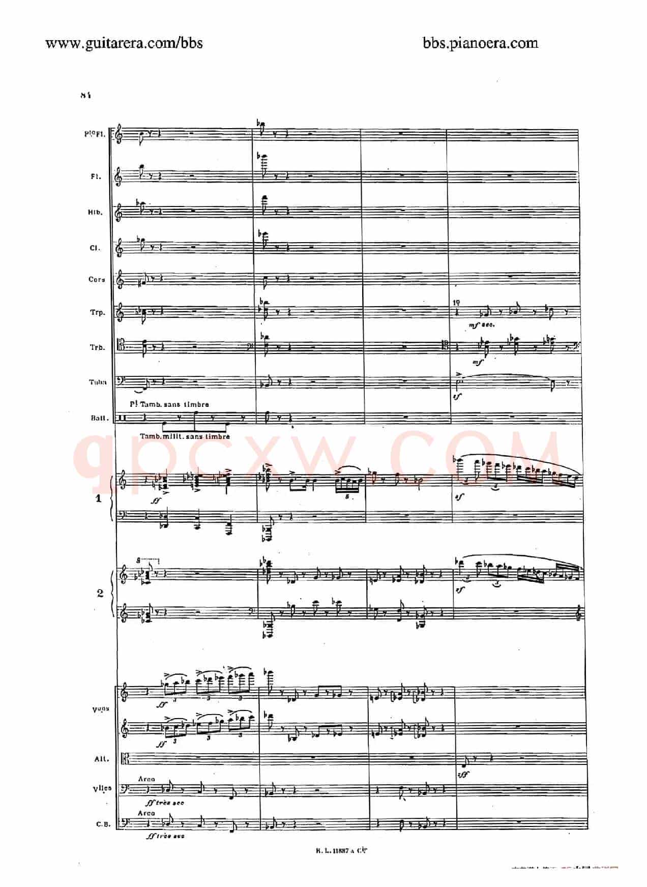 Concerto for 2 Pianos in d Minor(d小调双钢琴协奏曲·总谱)