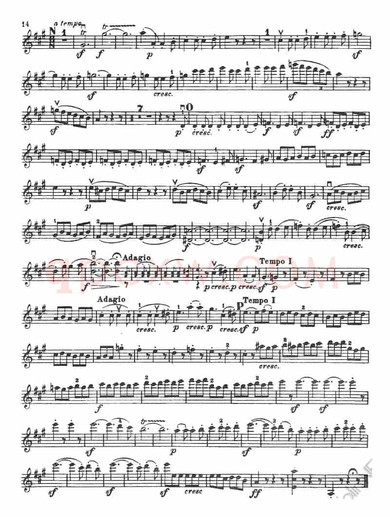 献给好友鲁道尔夫·克鲁采：奏鸣曲（A大调）