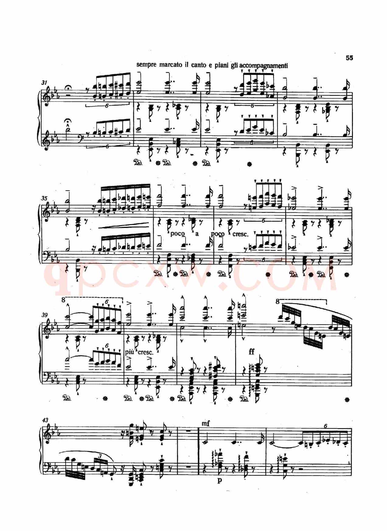 12 Etudes d'execution Transcendante S.139(12首超技练习曲·7)