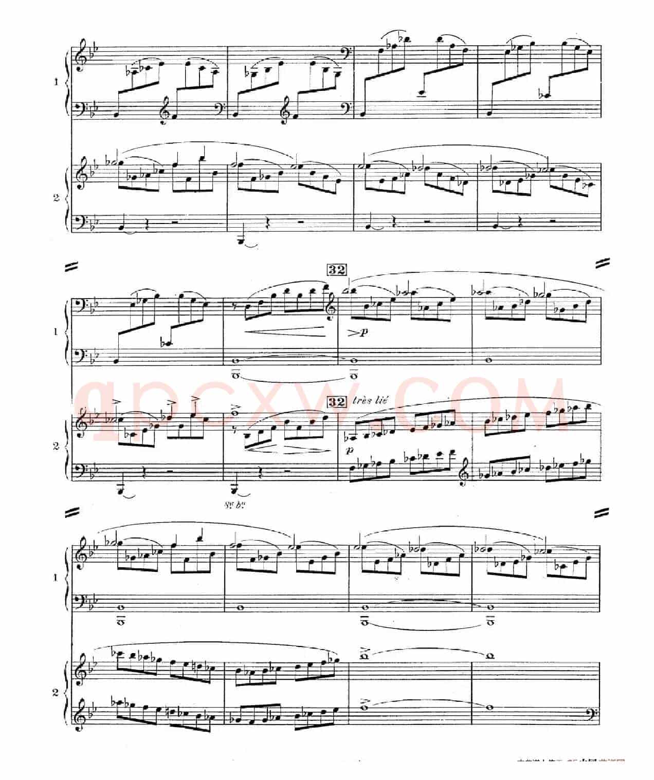 Concerto for 2 Pianos in d Minor(d小调双钢琴协奏曲· 第二乐章)