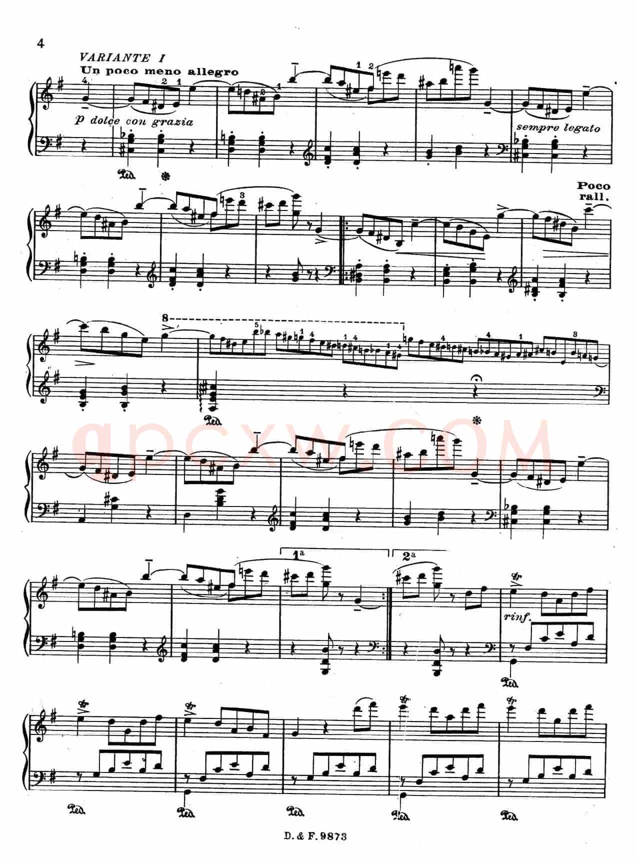 6 Chants Polonais S.480(6首波兰歌曲·Ⅰ)