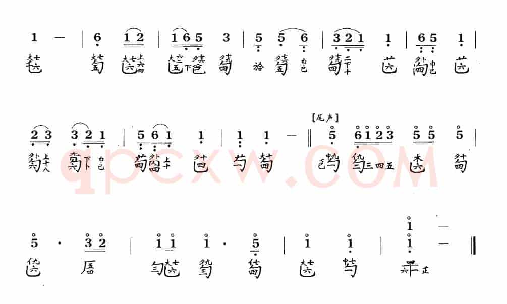 风云际会(古琴谱、简谱+减字谱)