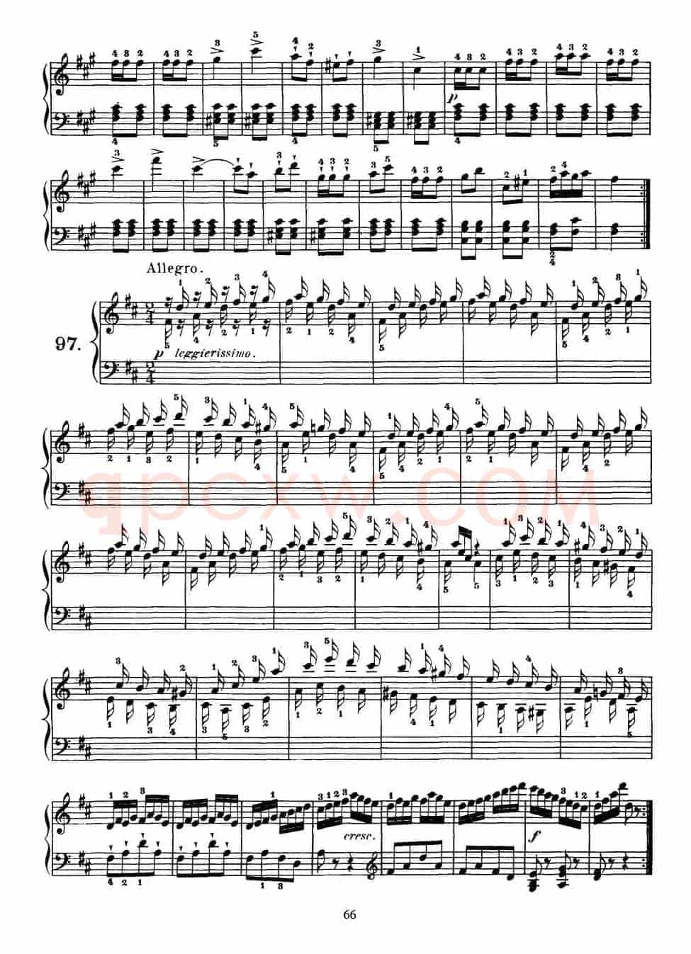 Czerny - 100 Progressive Studies Op.139（91—100）