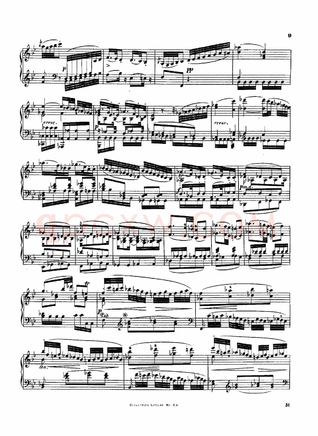 String Quartet No.3 in D Major Op.18-3（D大调第三弦乐四重奏·钢琴独奏版）