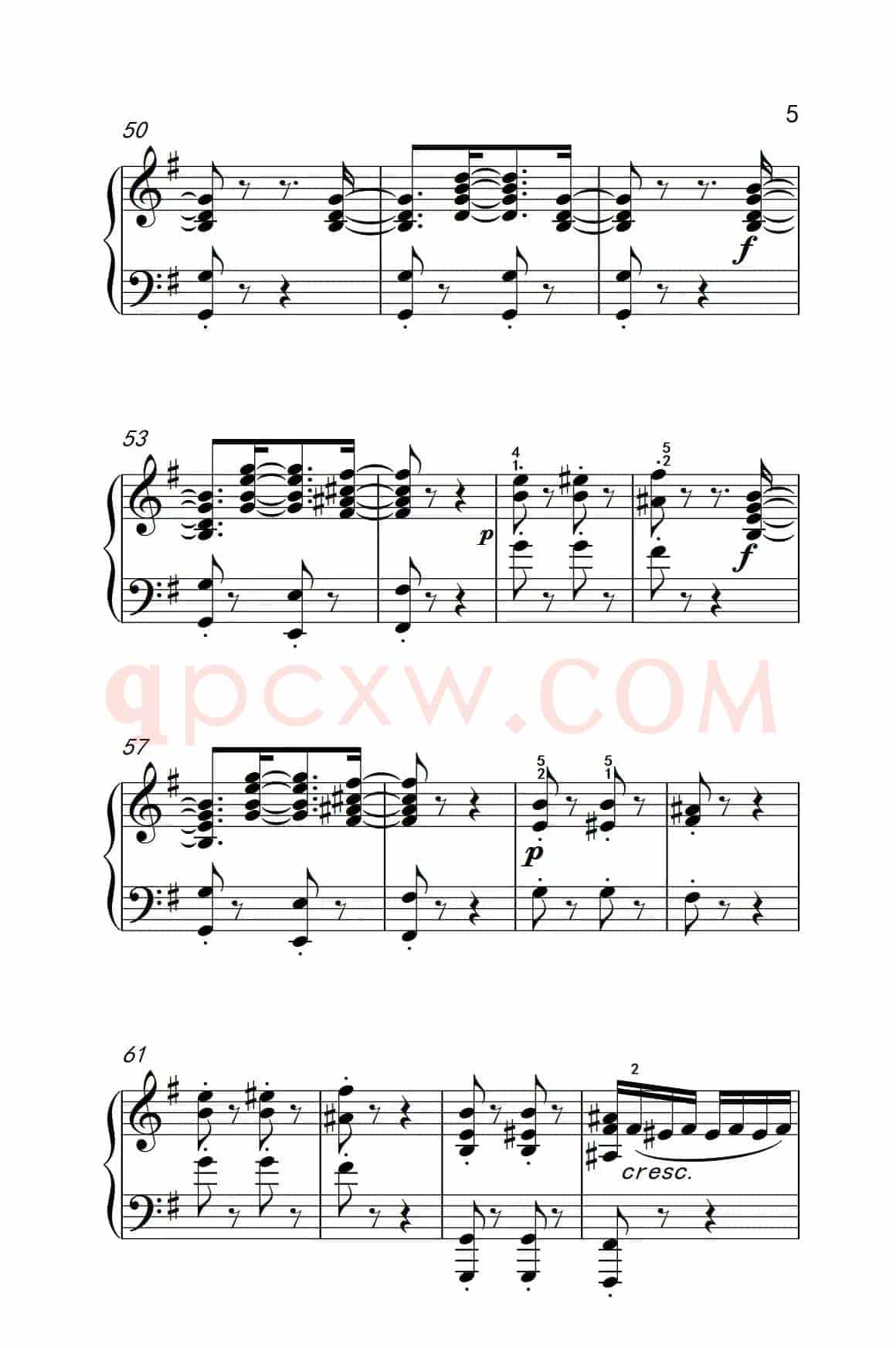 第九级2.G大调奏鸣曲 第一乐章 Op.31 No.1（中央音乐学院 钢琴（业余）考级教程 7-9级）