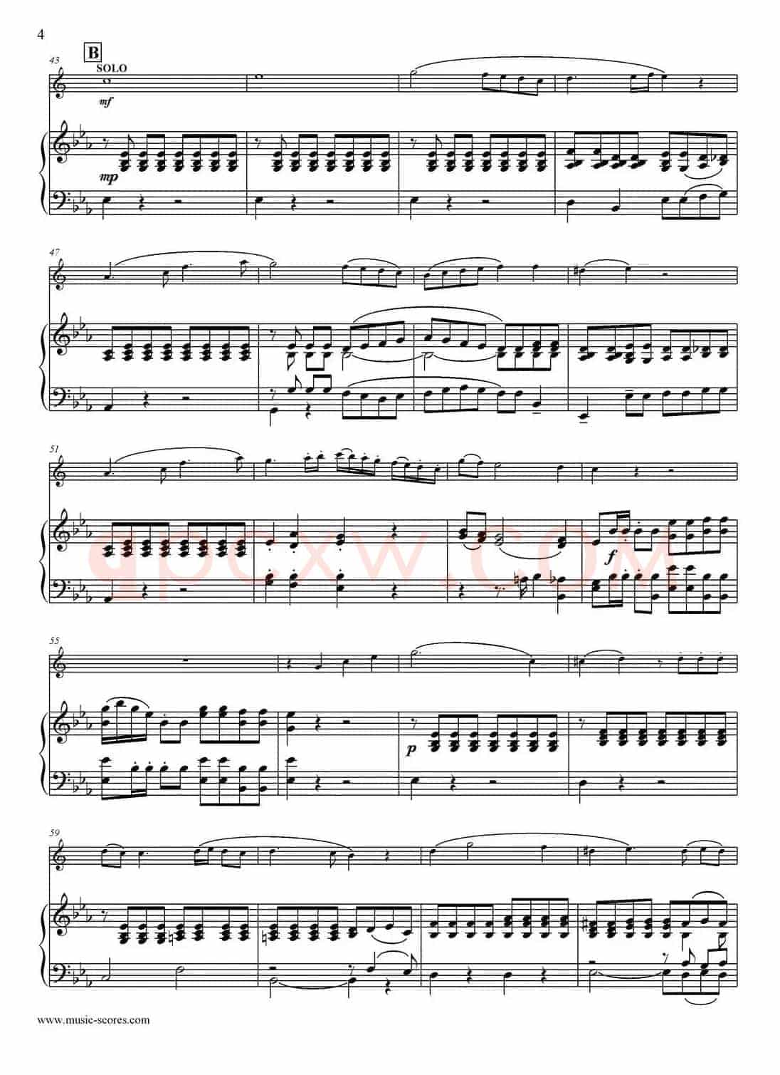 Mozart：Concerto KV495 No.4-1st（中音萨克斯+钢琴伴奏）