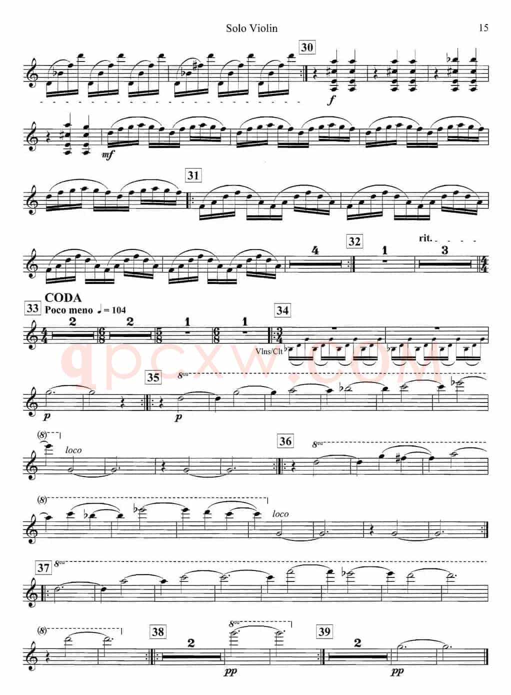 PHILIP GLASS Violin Concerto（格拉斯小提琴协奏曲III）