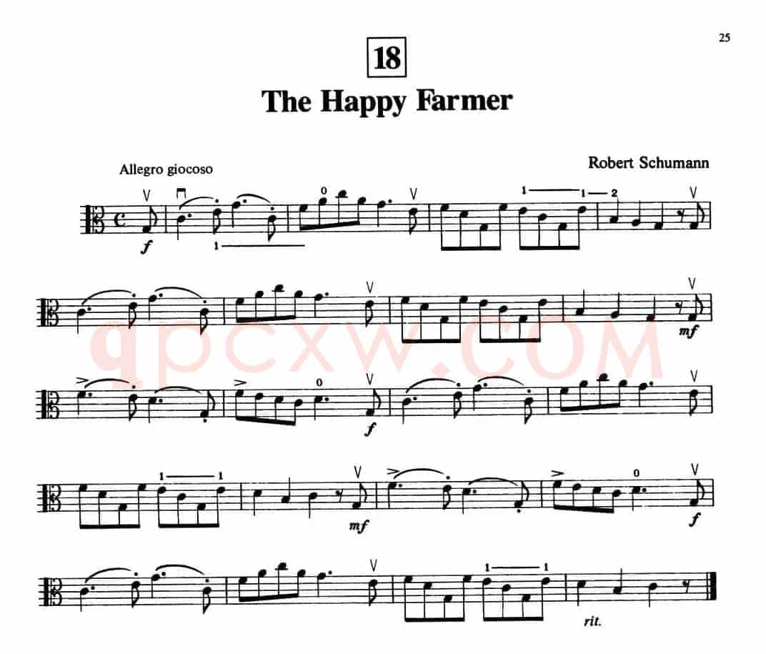 The Happy Farmer（中提琴）