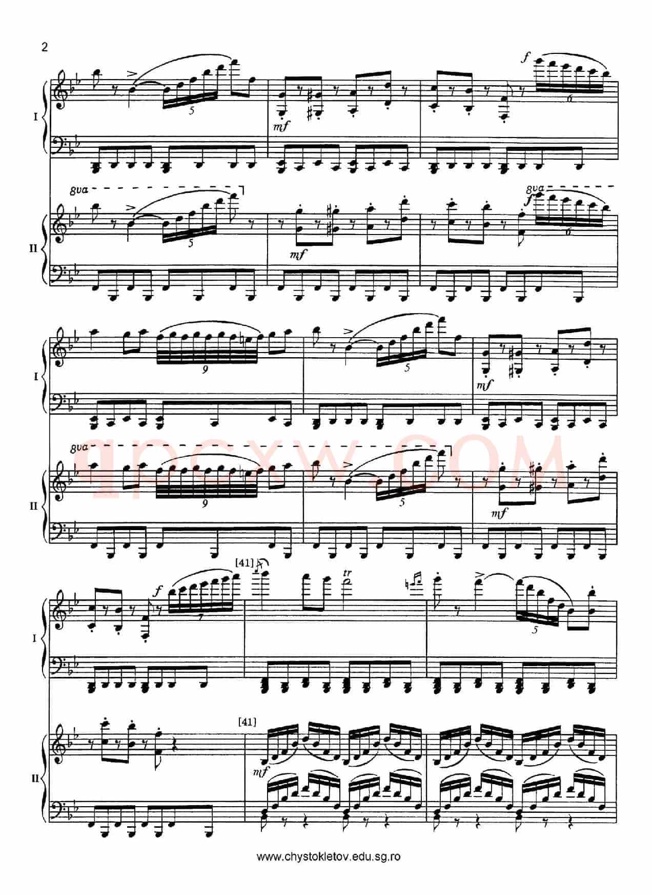 Nutcracker Op.71 芭蕾舞剧《胡桃夹子》(改编双钢琴版·第五部分)