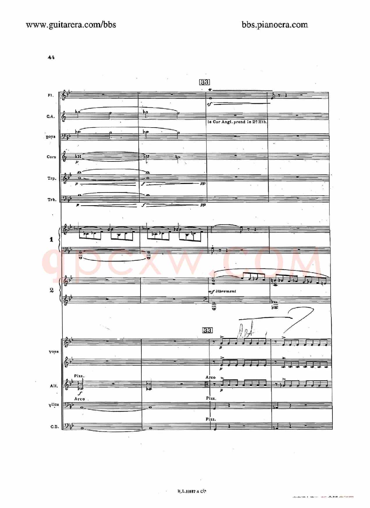 Concerto for 2 Pianos in d Minor(d小调双钢琴协奏曲·总谱)