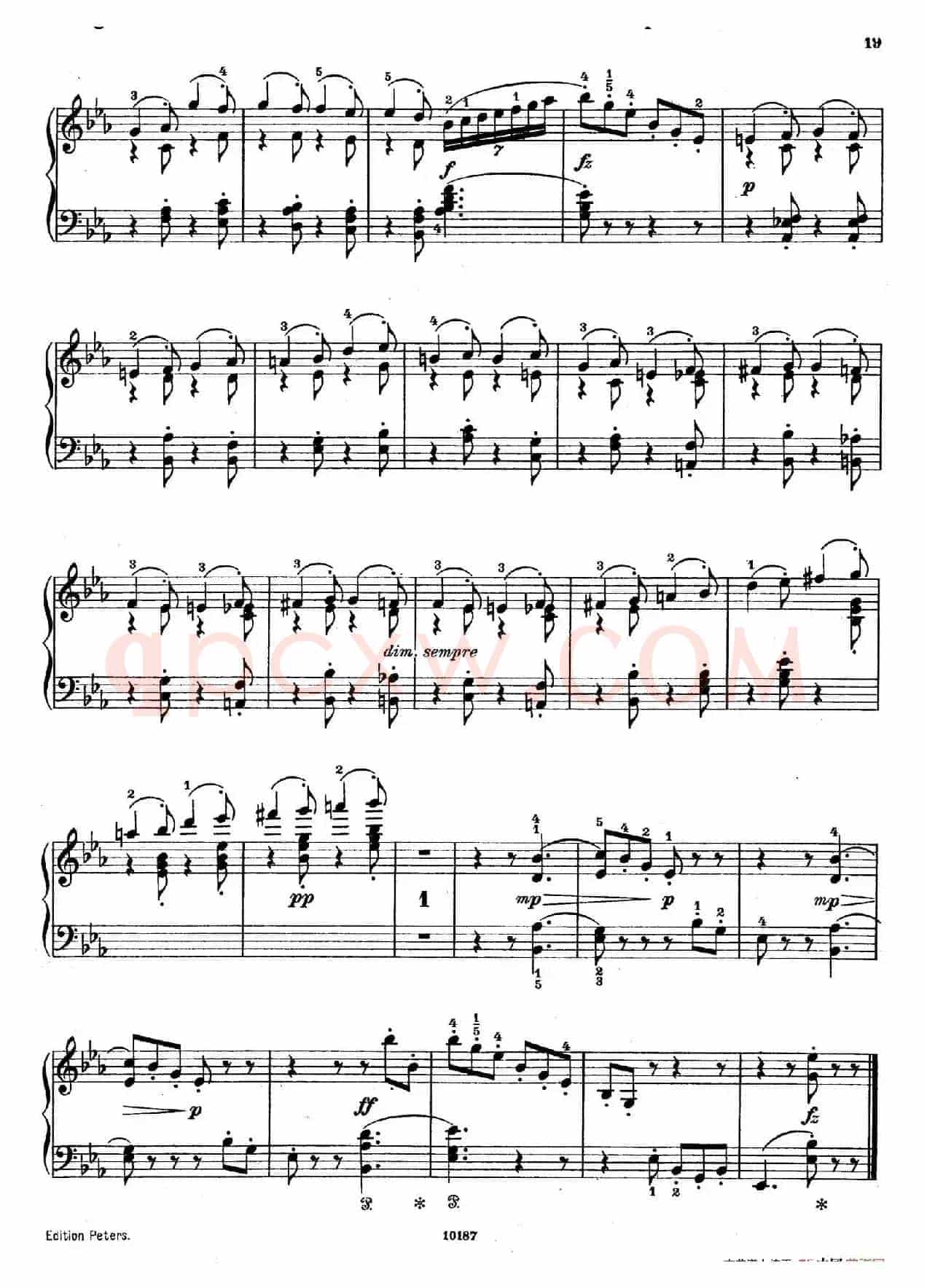 Akvareller Op.19(水彩画 6. 随想曲)