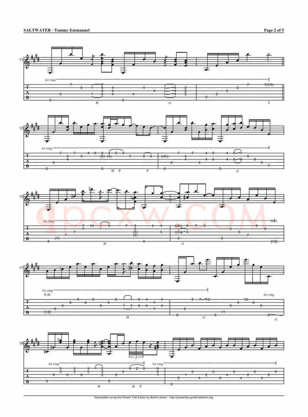 tommy emmanuel： saltwater(1)（指弹吉它）