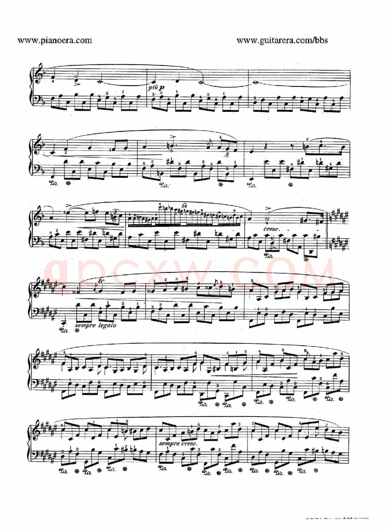 Impromptu no.2 in F-Sharp Major Op.36(升F大调第二即兴曲)