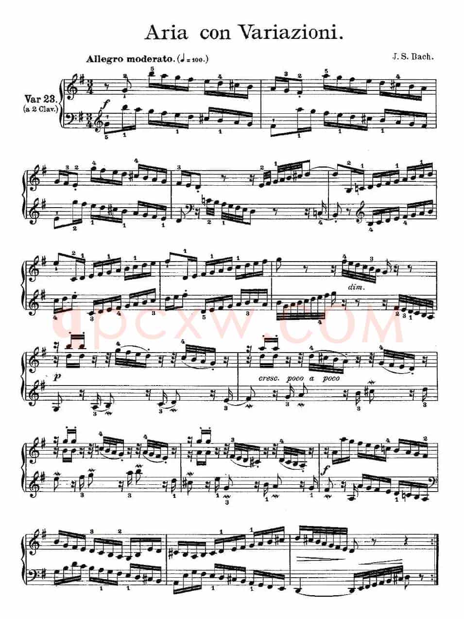 Aria con Variazioni 之23