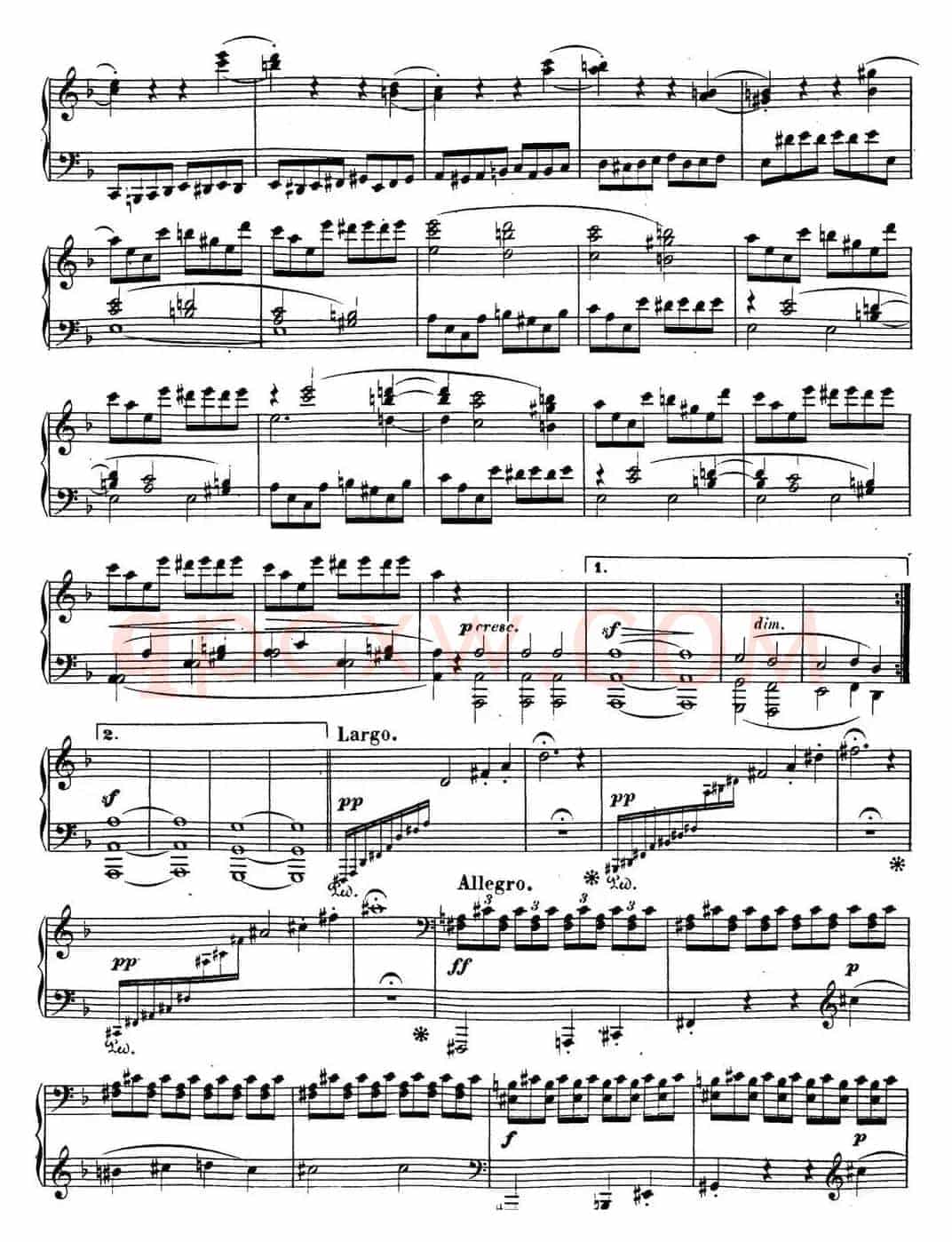 贝多芬钢琴奏鸣曲17 暴风雨 d小调 Op.31 No.2 D minor