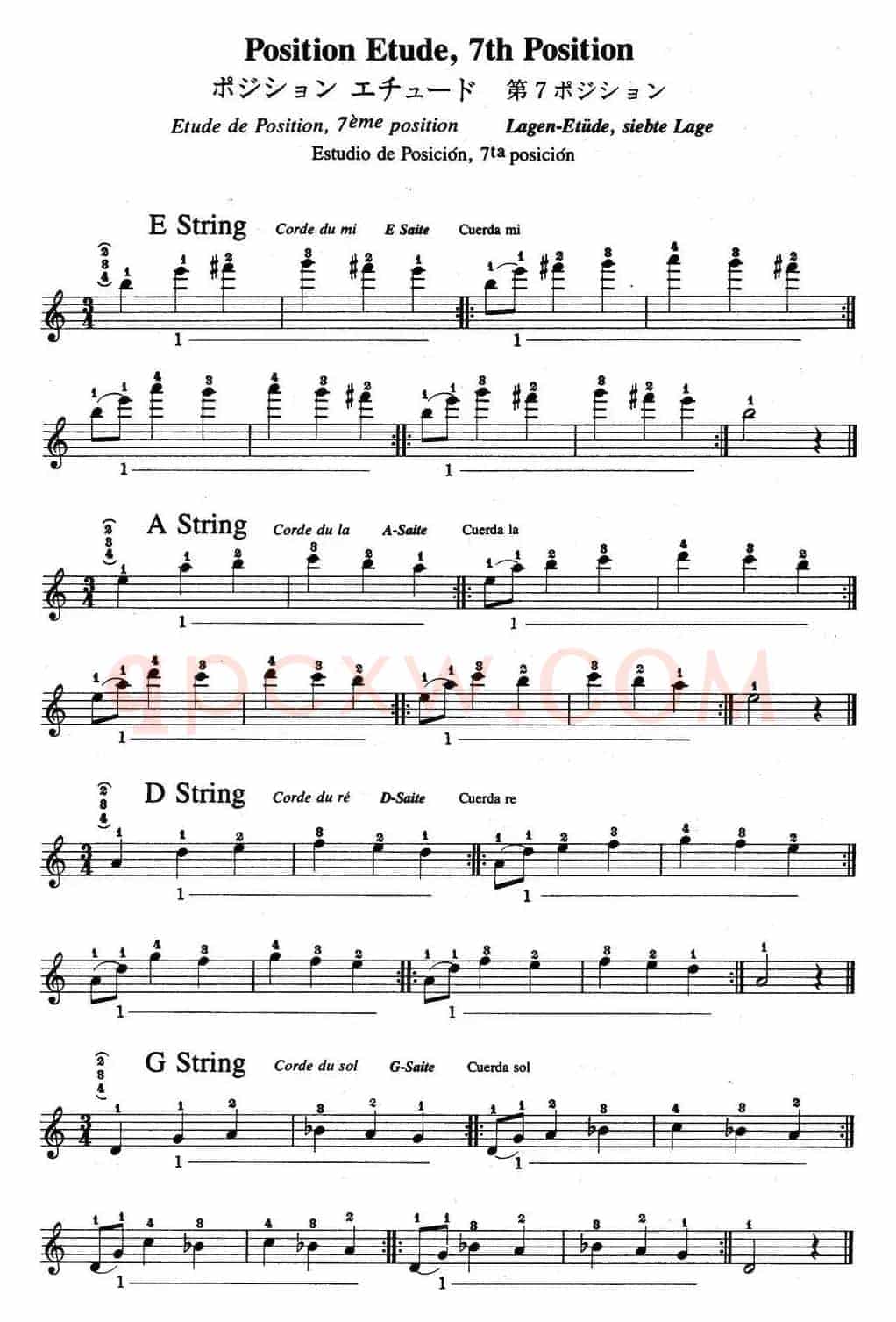 铃木小提琴教材第六册（Suzuki Violin School Violin Part VOLUME 6）