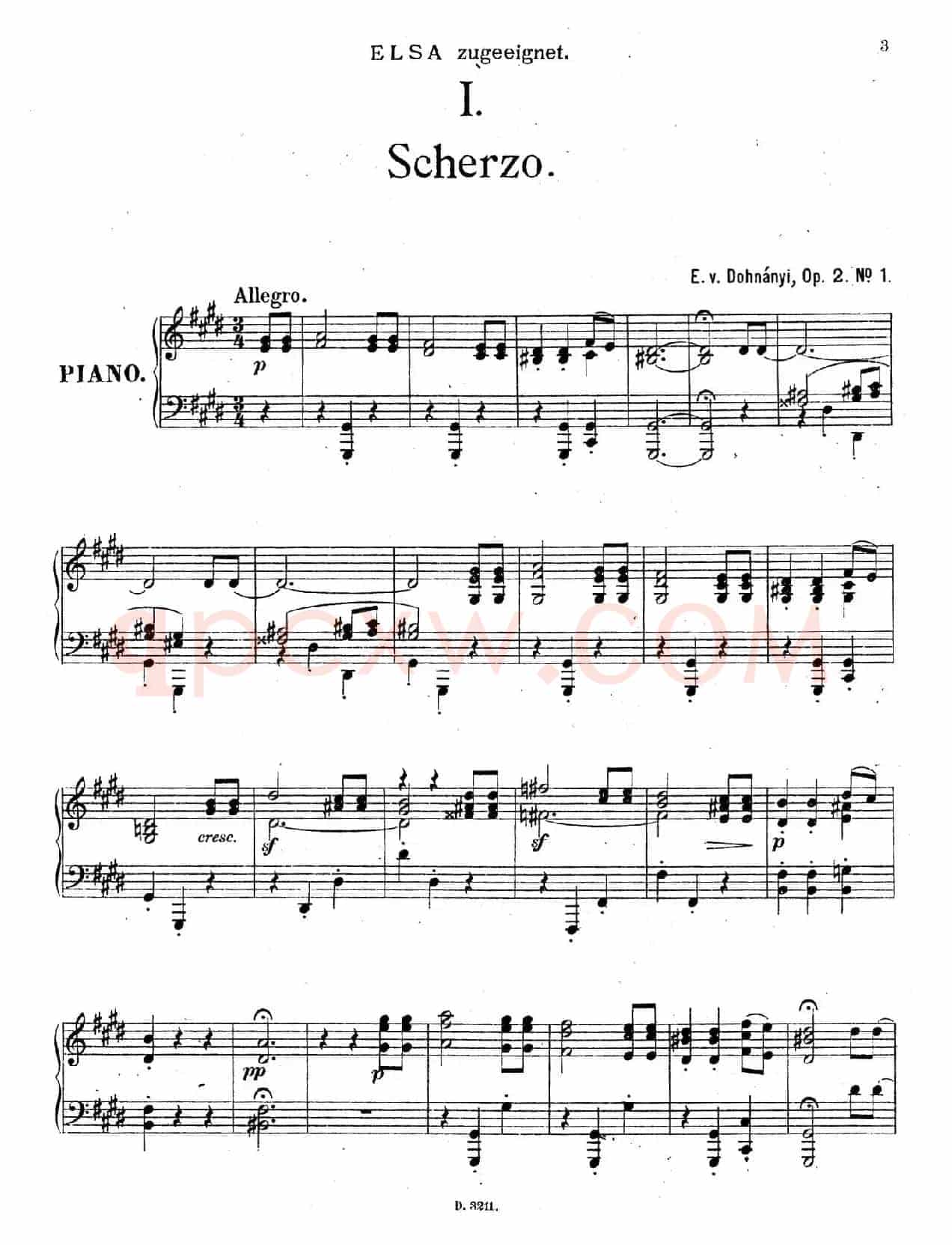 Four Pieces 4首小品 Op.2（Ⅰ）