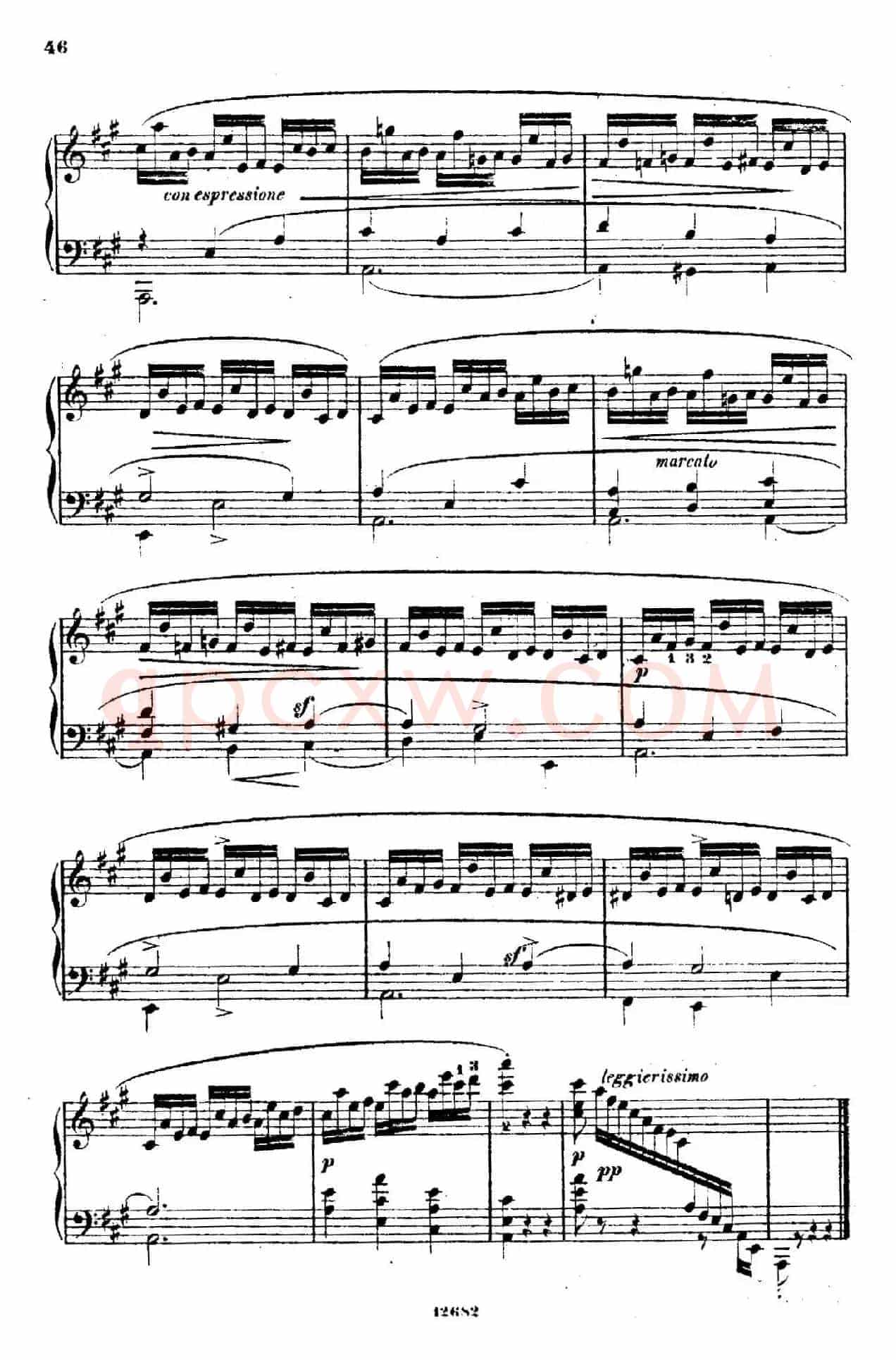 Douze Etudes de Salon Op.5(12首沙龙练习曲·9)