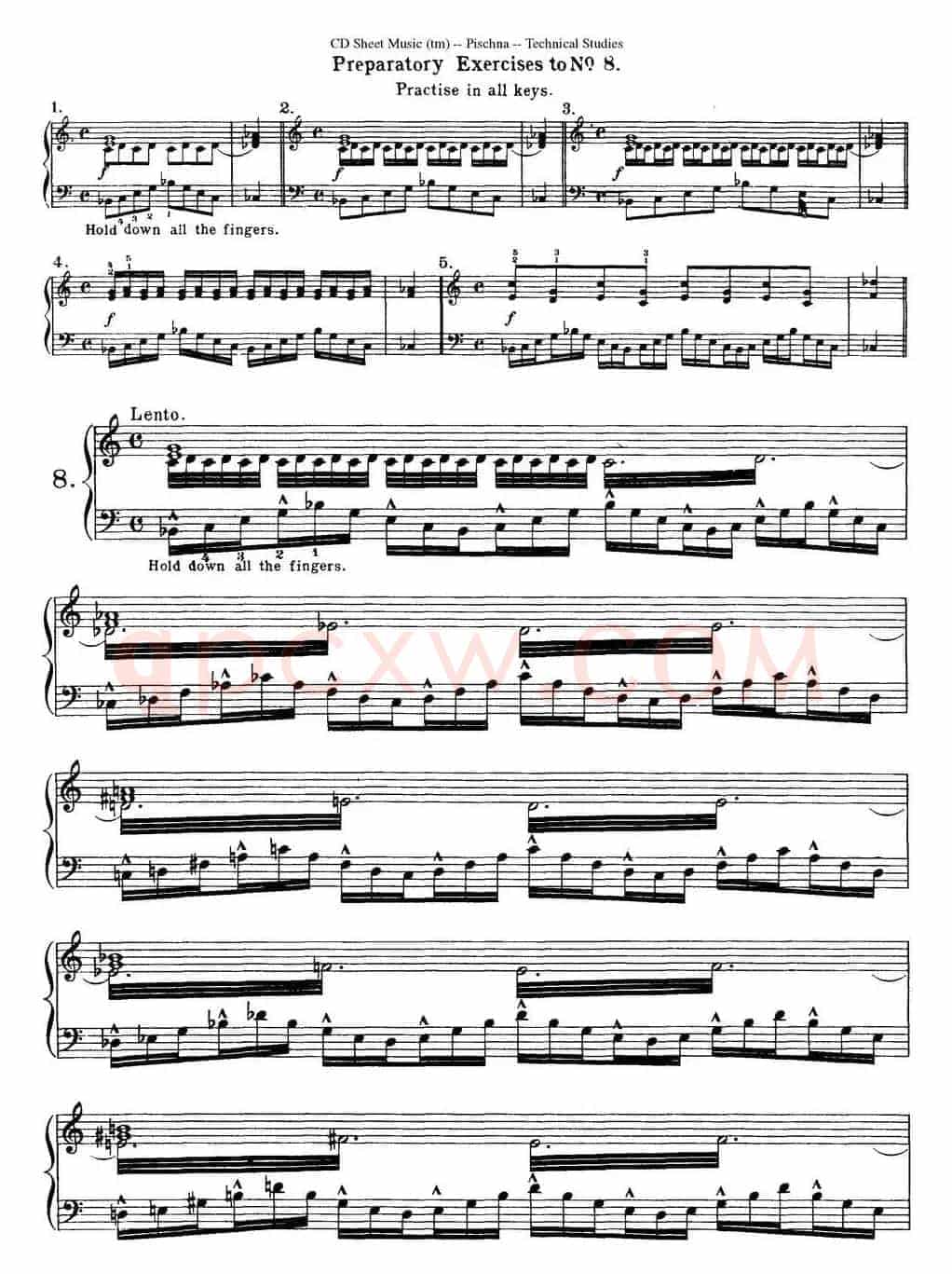 Technical Studies 60 Progressive Exercises （60首钢琴循序渐进练习曲 P11——20）