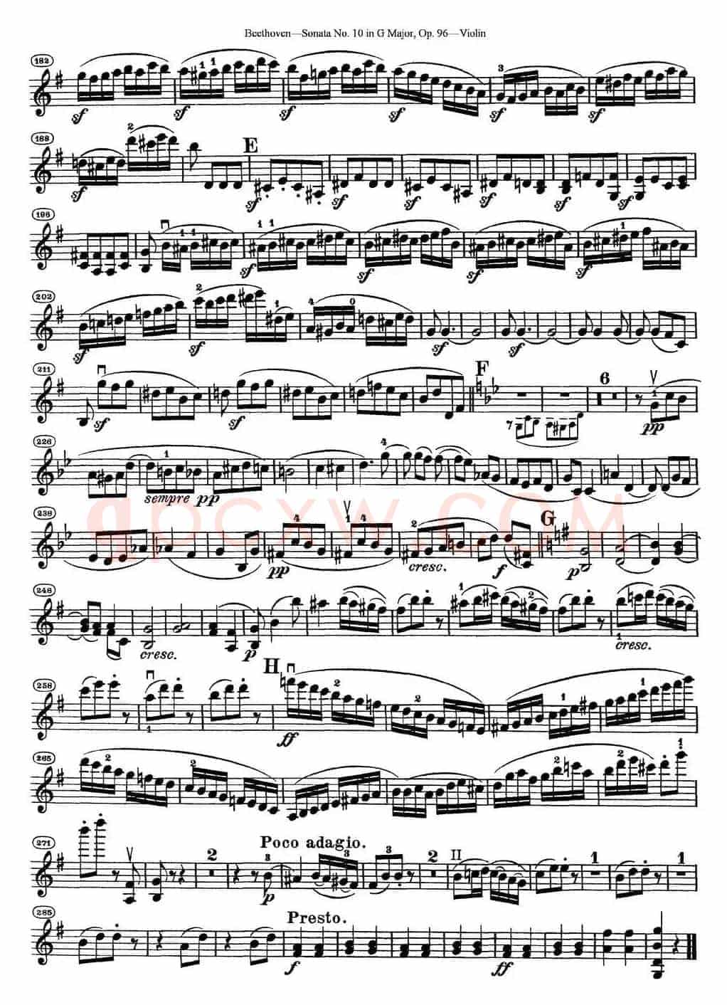 Violin Sonata No.10 in G Major Op.96