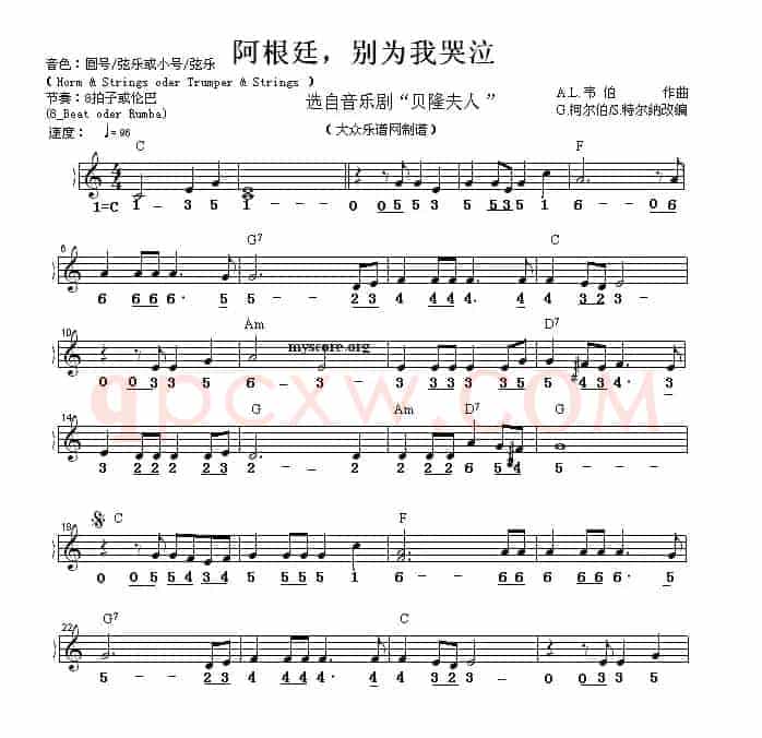 阿根廷，别为我哭泣
