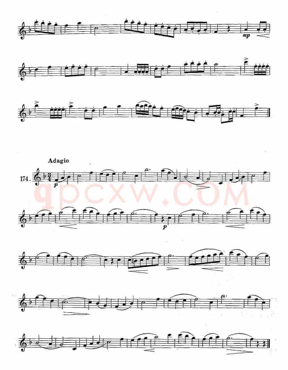 萨克斯练习曲合集（1—28）断音练习