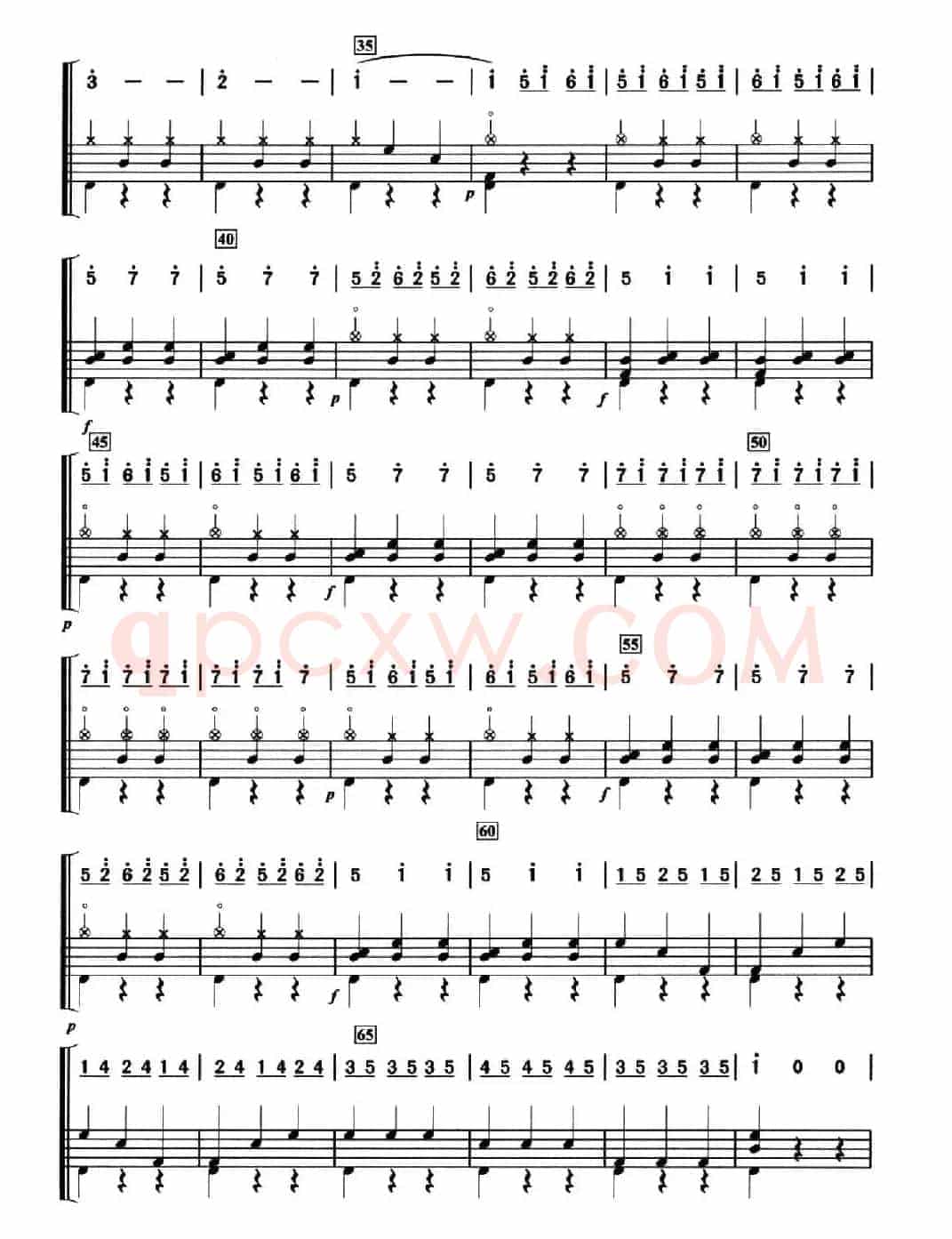 [法]溜冰圆舞曲（架子鼓、简谱+鼓谱）