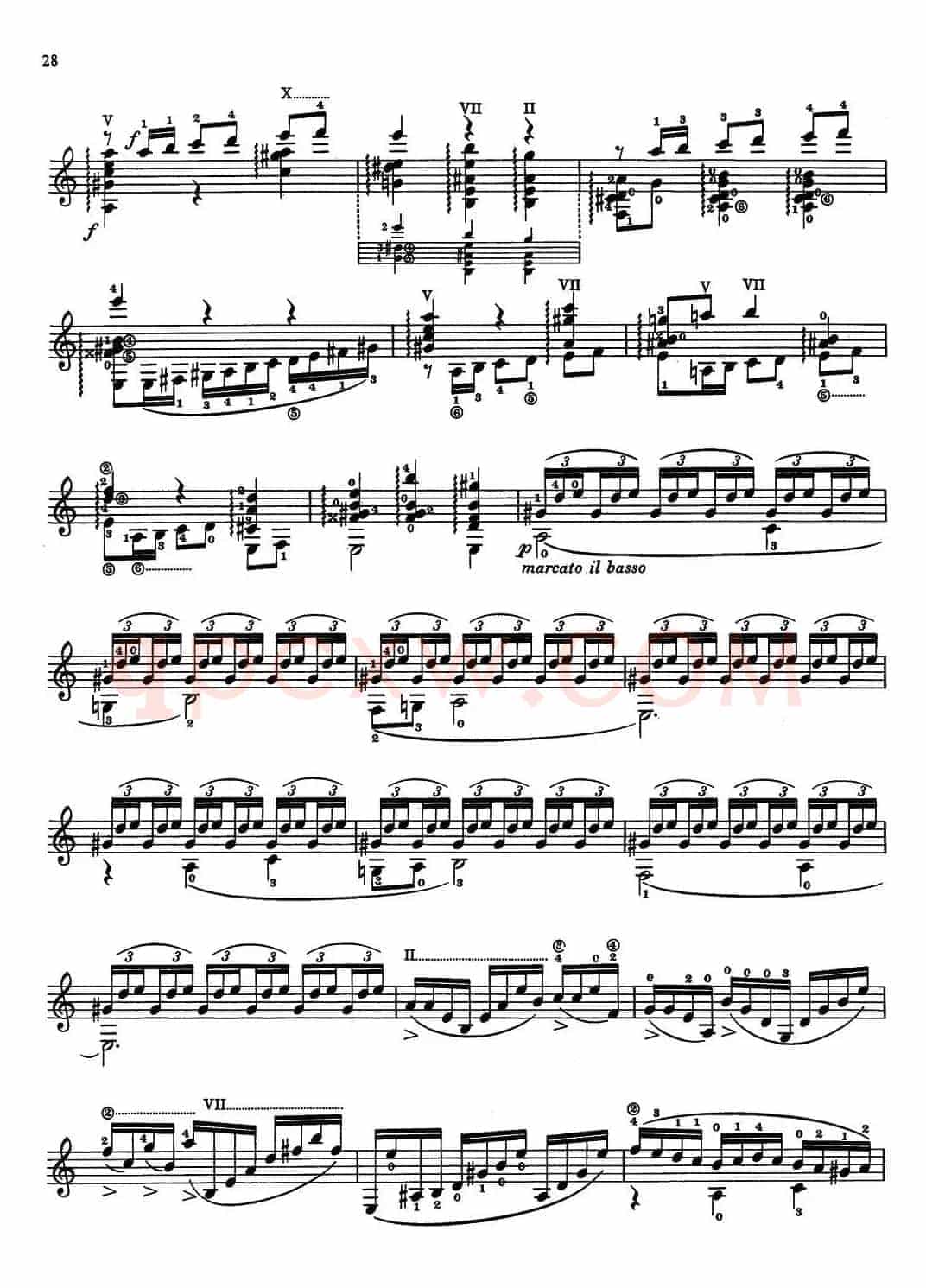 Joaquin Rodrigo Music for Guitar（罗德里戈吉他音乐P22-35）（古典吉他）