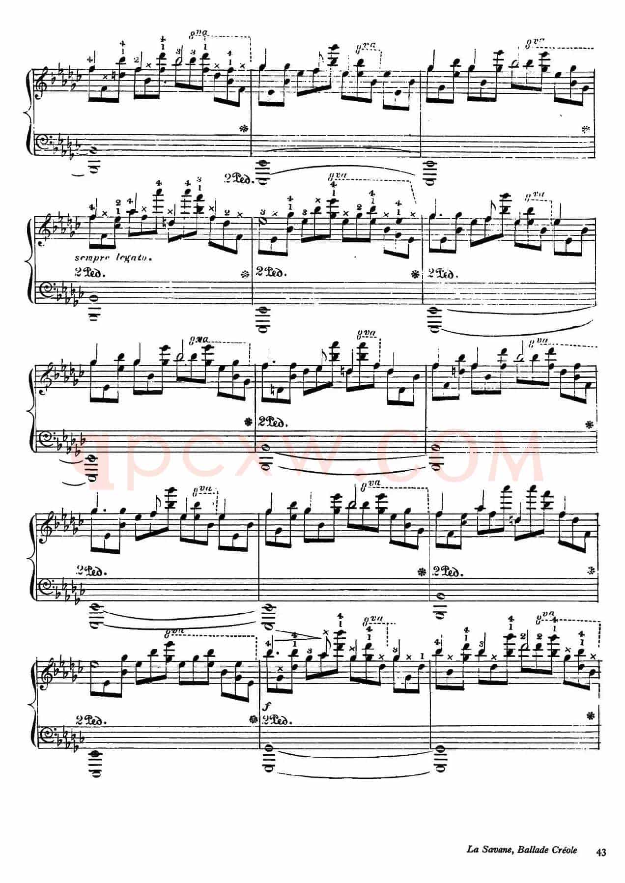 La Savane Op.3（热带草原）