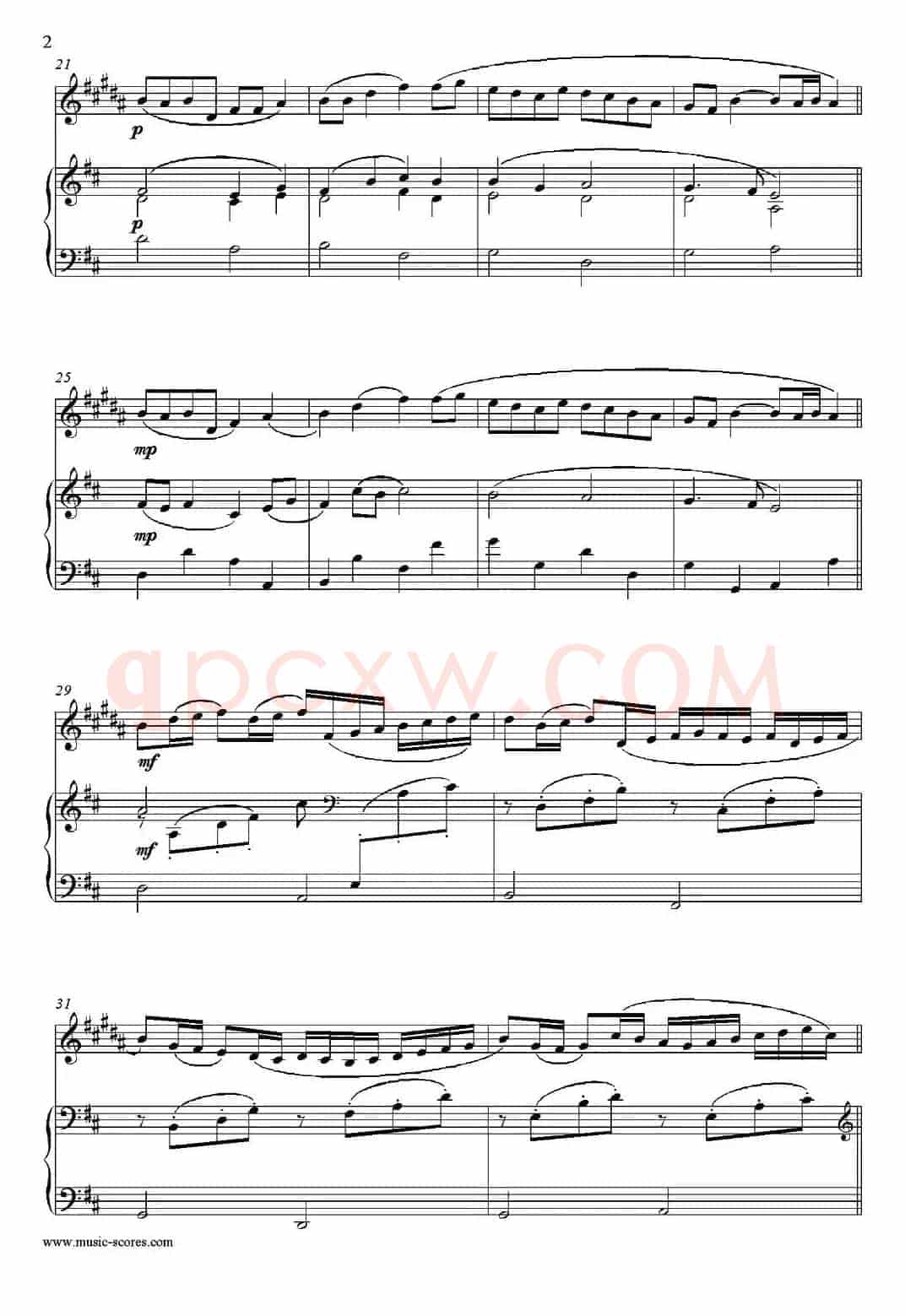 Canon in D（中音萨克斯+钢琴伴奏）