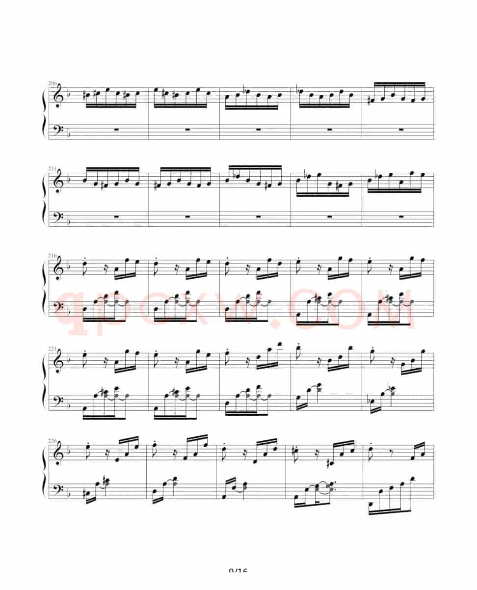 暴风雨（Beethoven's Sonata NO.17 Mov.3 ）
