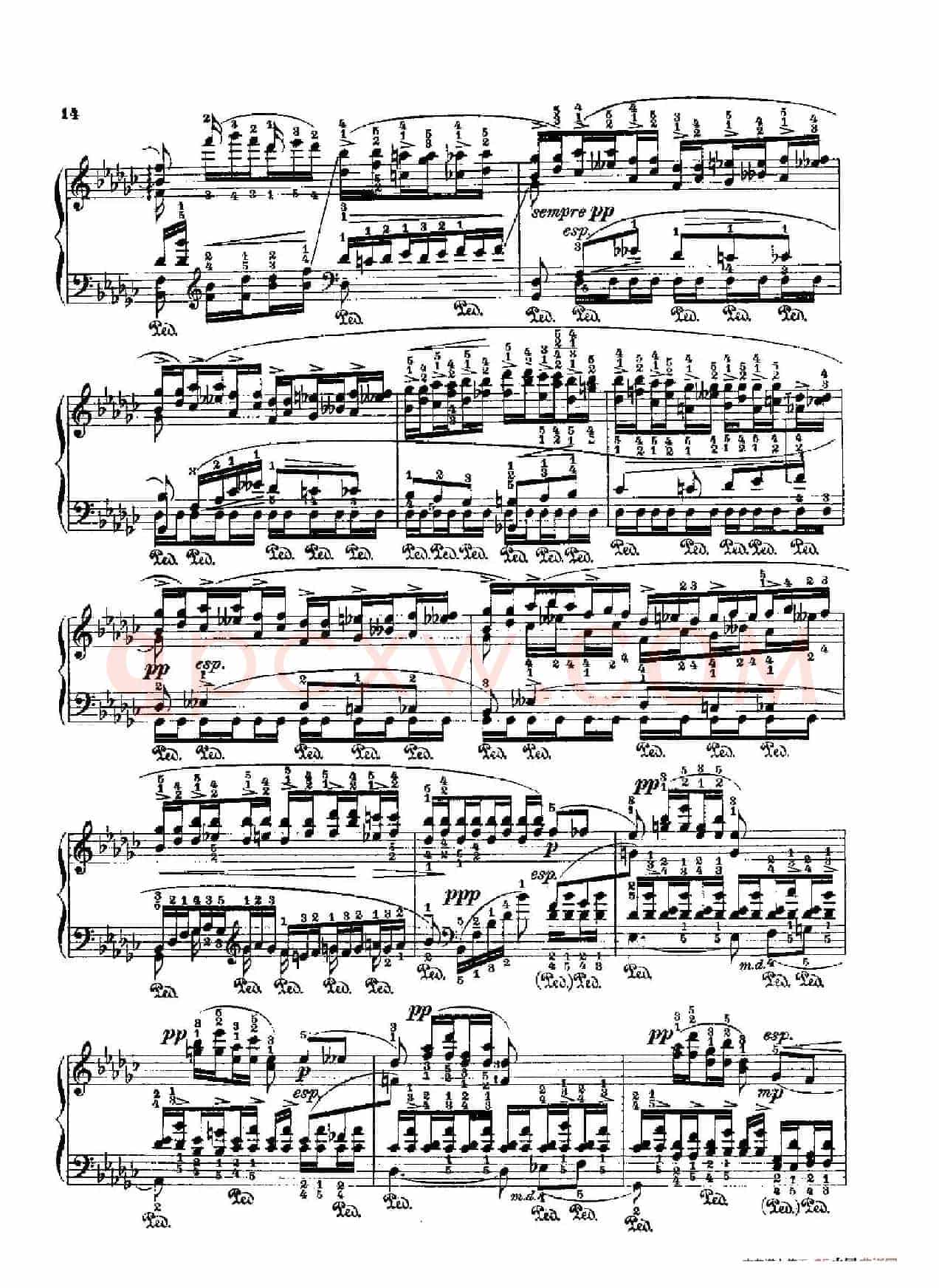 53首以肖邦练习曲为素材而作的练习曲（No.15）