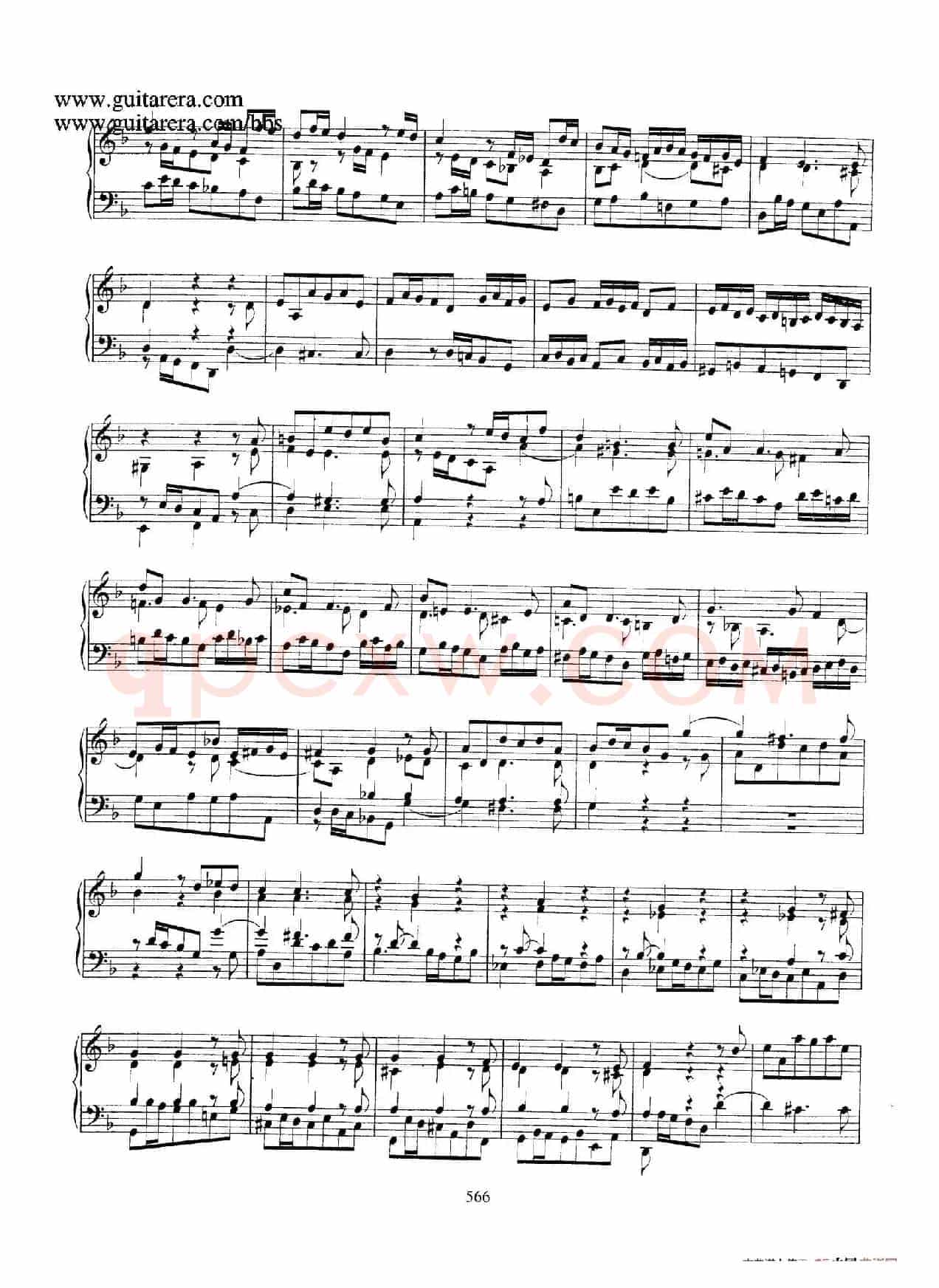 Toccata BWV 913（7首托卡塔·No.4.d小调）