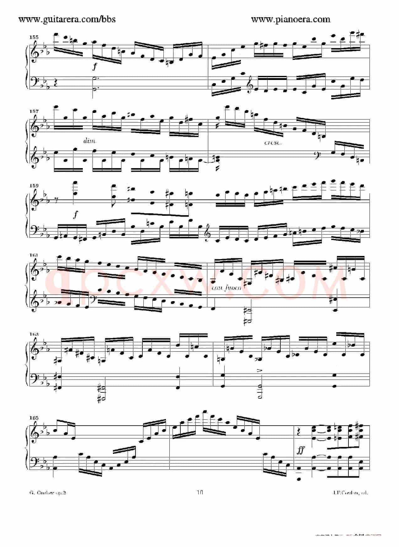 Grande Piano Sonata in c Minor Op.2（c小调华丽钢琴奏鸣曲·第一乐章）