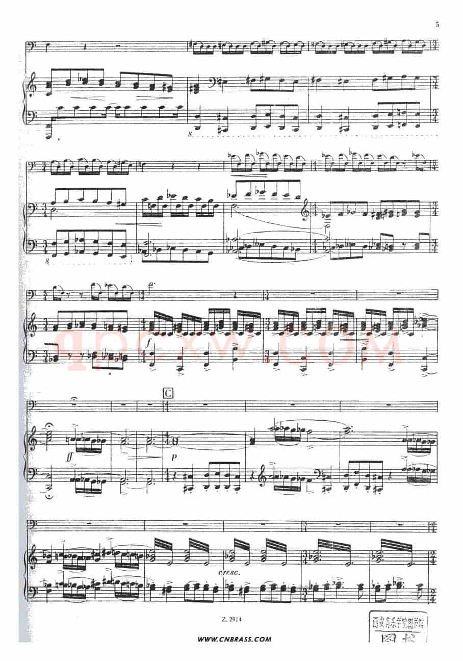 CONCERTINO（Ⅰ）（钢琴伴奏巴松协奏曲）