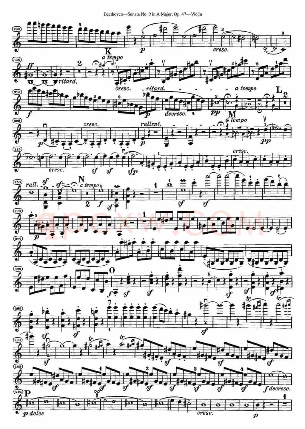 Violin Sonata No.9 in A Major Op.47
