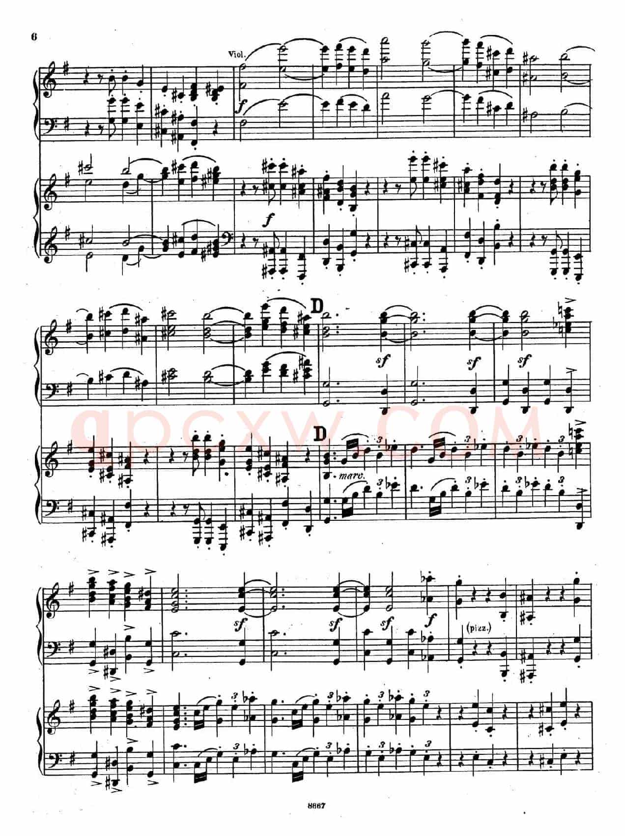 Symphony No.4 in e Minor Op.98(e小调第四交响曲·双钢琴)