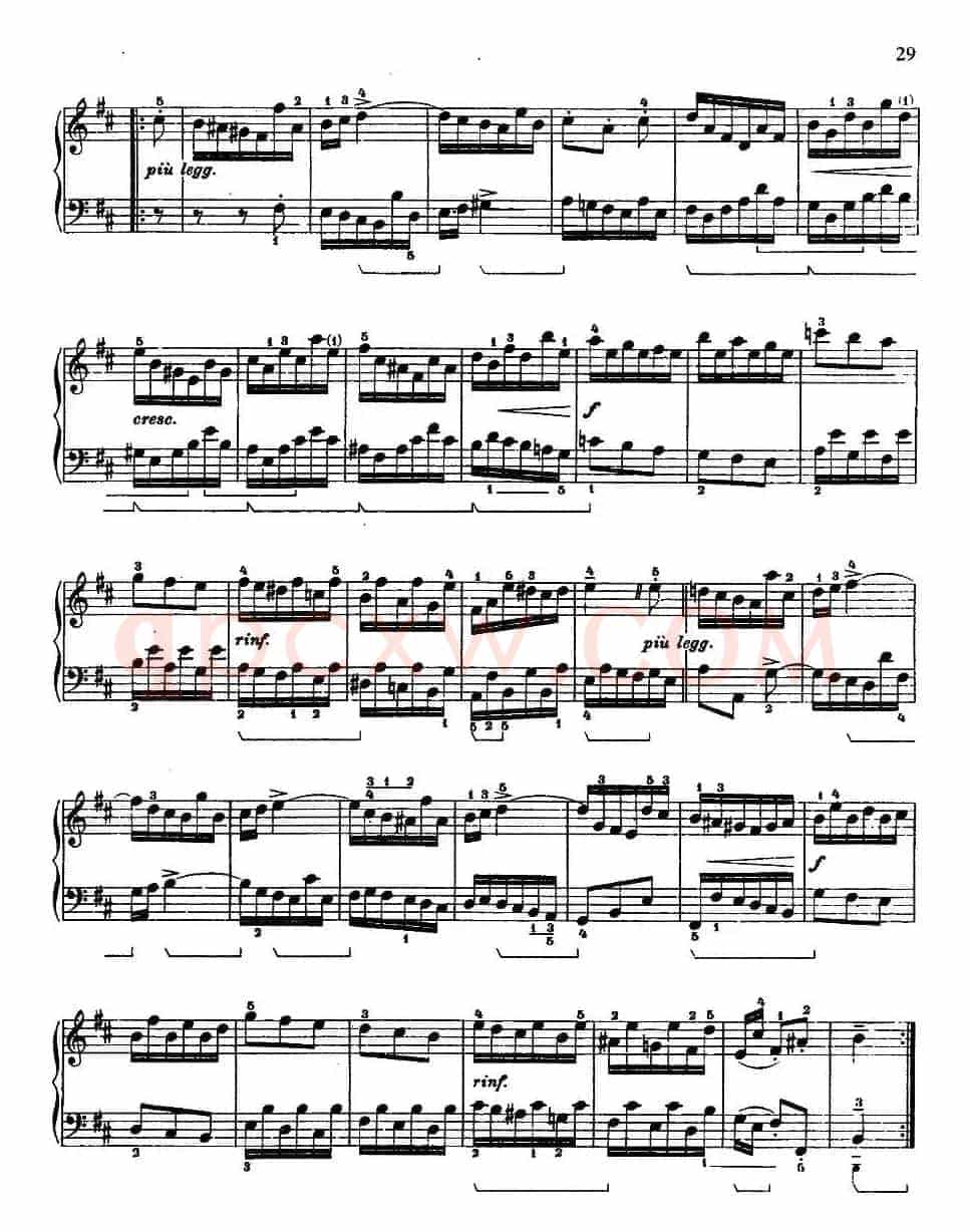 第三组曲：b小调·吉格