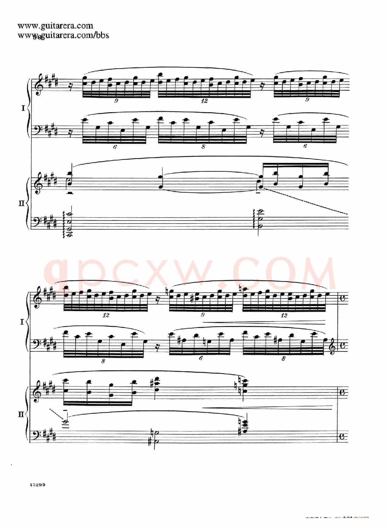 Piano Concerto Op.38(钢琴协奏曲·双钢琴·第二乐章)