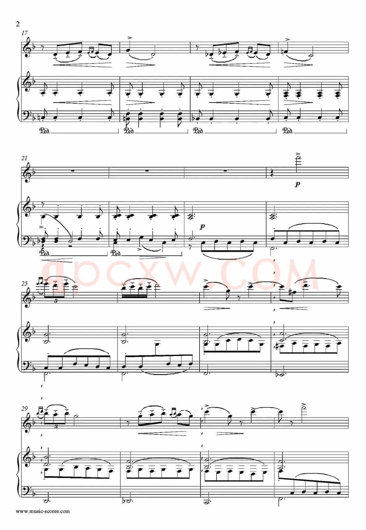 Notturno（Borodin作曲版）（长笛+钢琴伴奏）