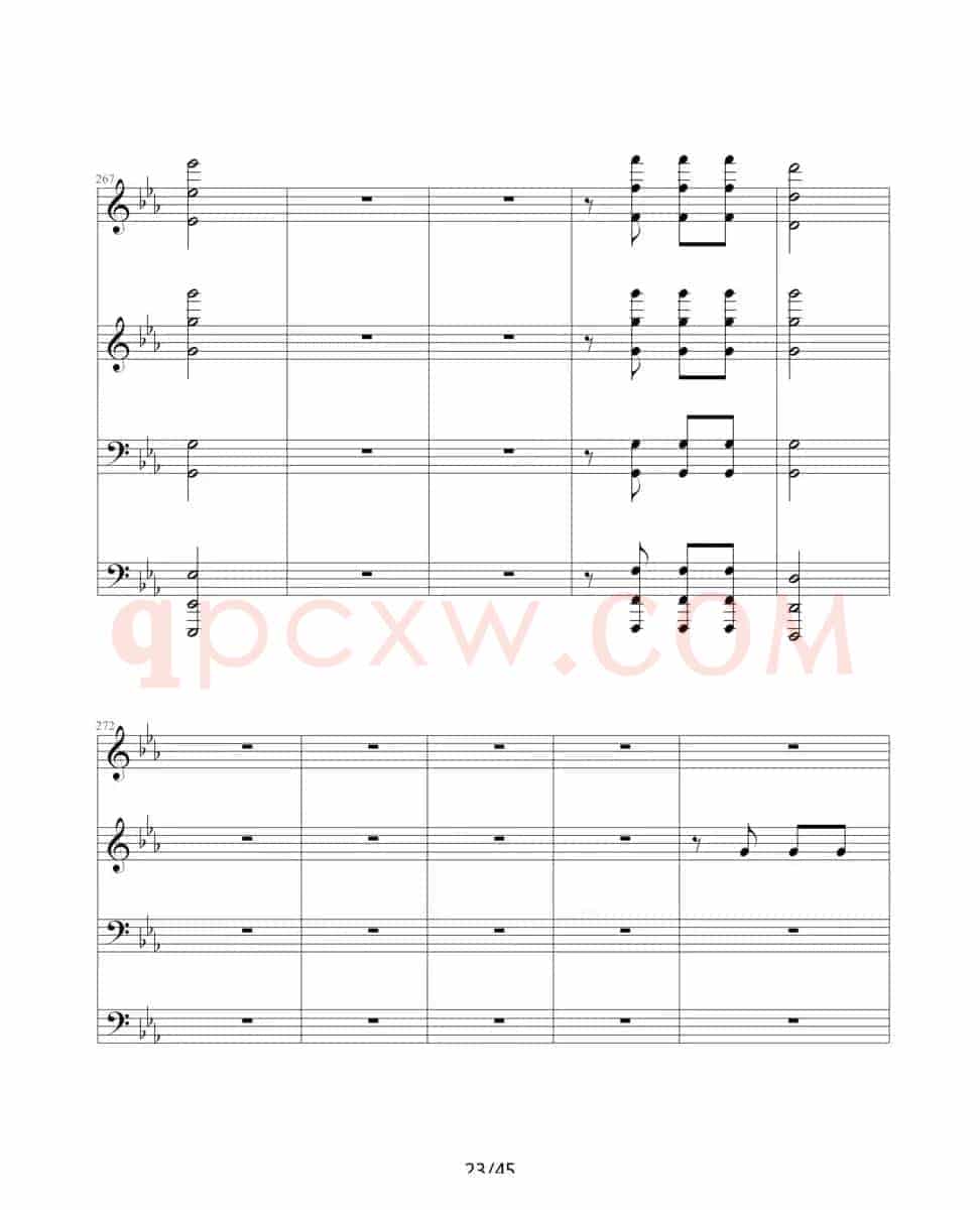 命运交响曲（四手联弹）