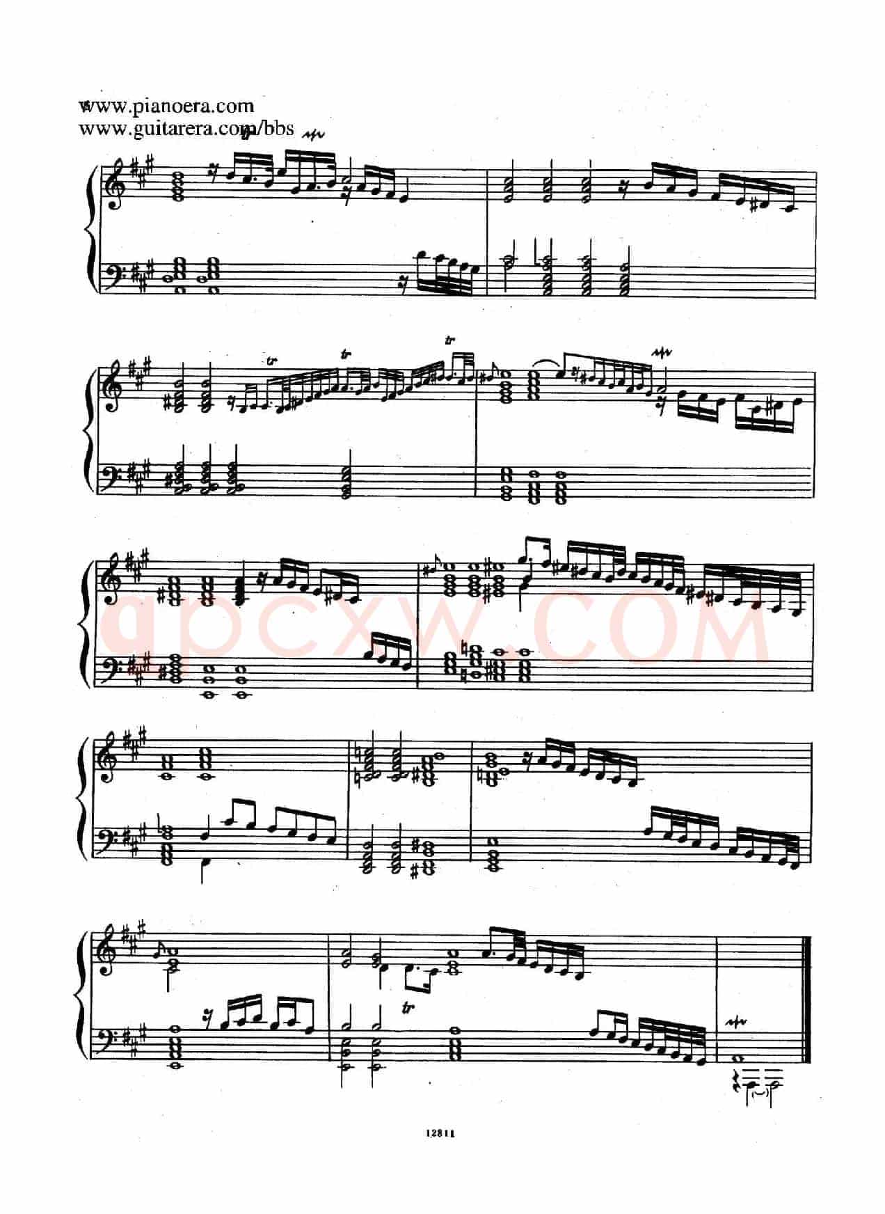 Suite No.1 in A Major HWV 426（A大调第一组曲）