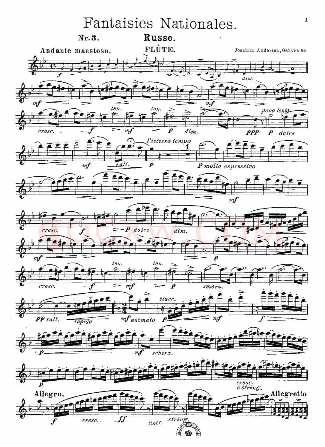 Fantaisies nationales. Russe. （Op.59 No.3）