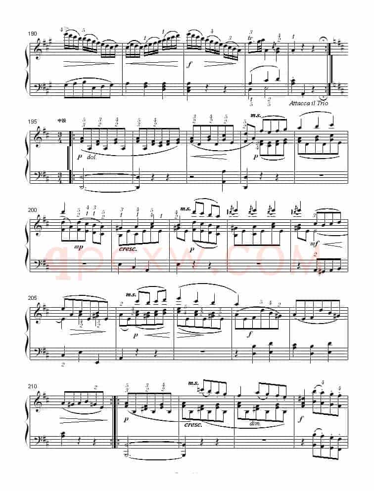A大调钢琴奏鸣曲