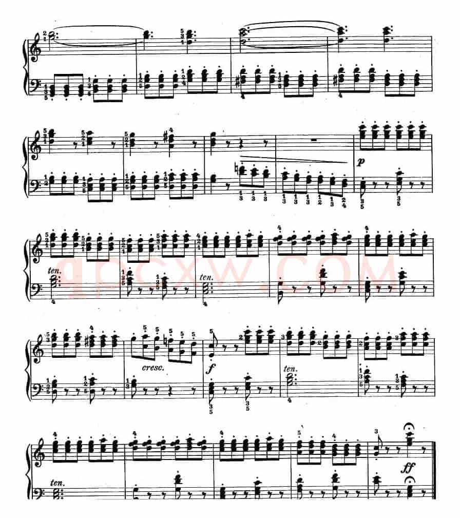 儿童钢琴进阶练习曲50首之28