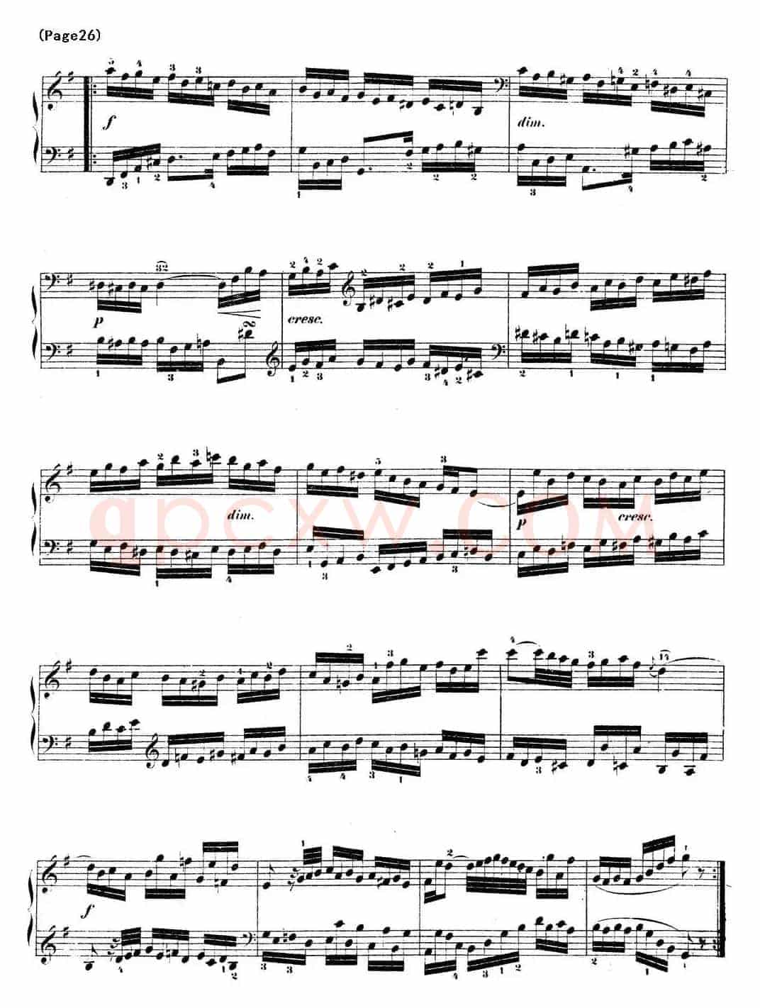 哥德堡变奏曲 巴赫 Goldberg Variationen BWV988