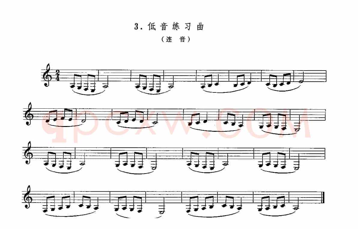 3首单簧管练习曲