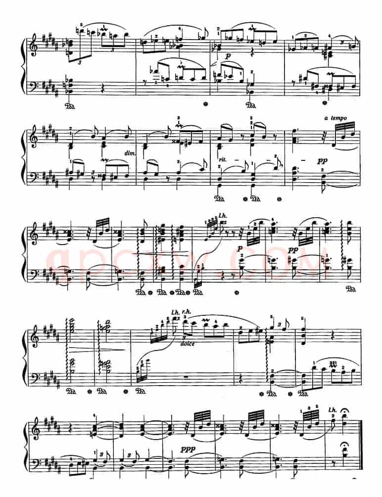 现代钢琴曲：17、梦幻曲（Op.9，No.4）