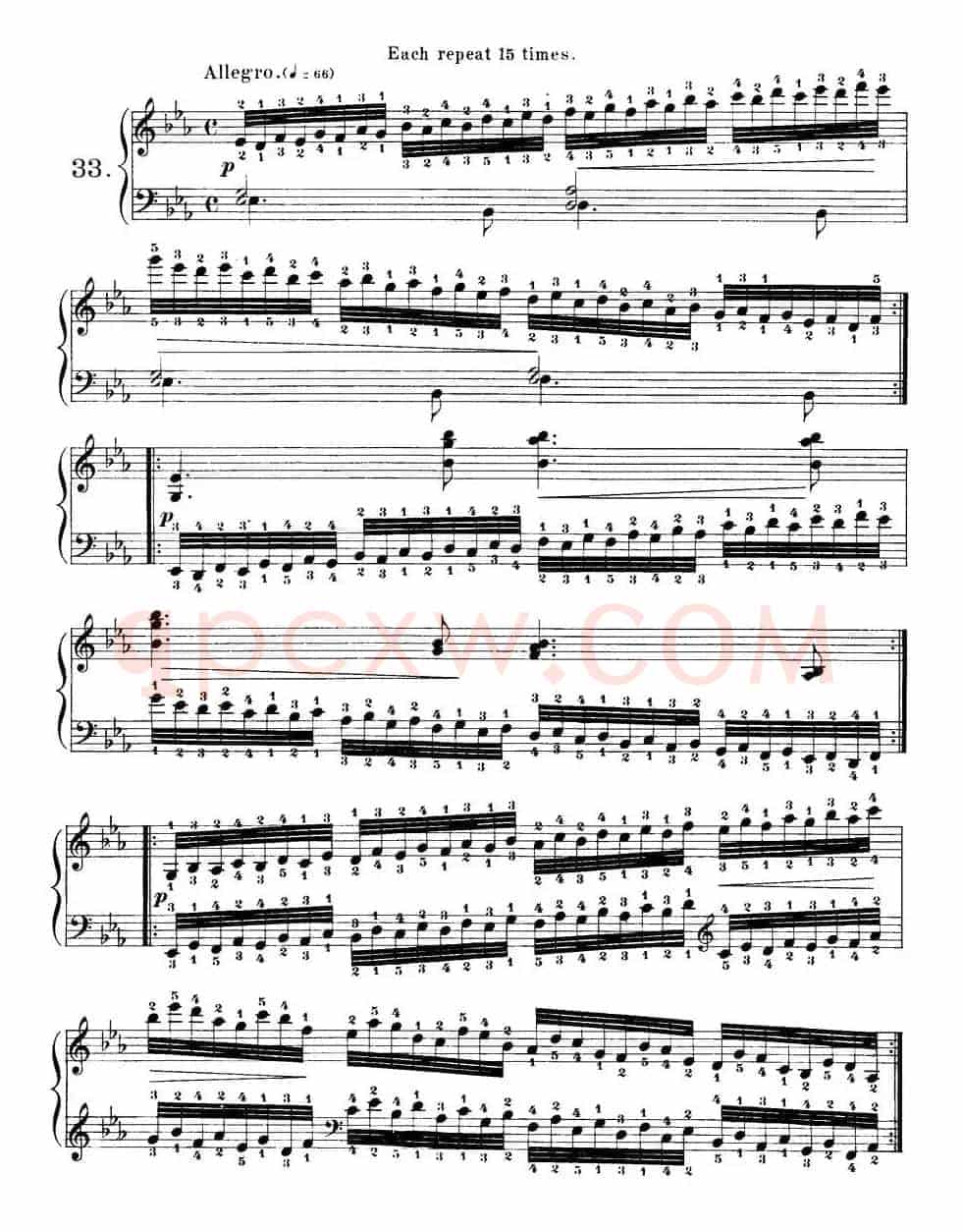 Czerny - 40 Daily Exerci Op.337（31—35）（40首日常训练曲）